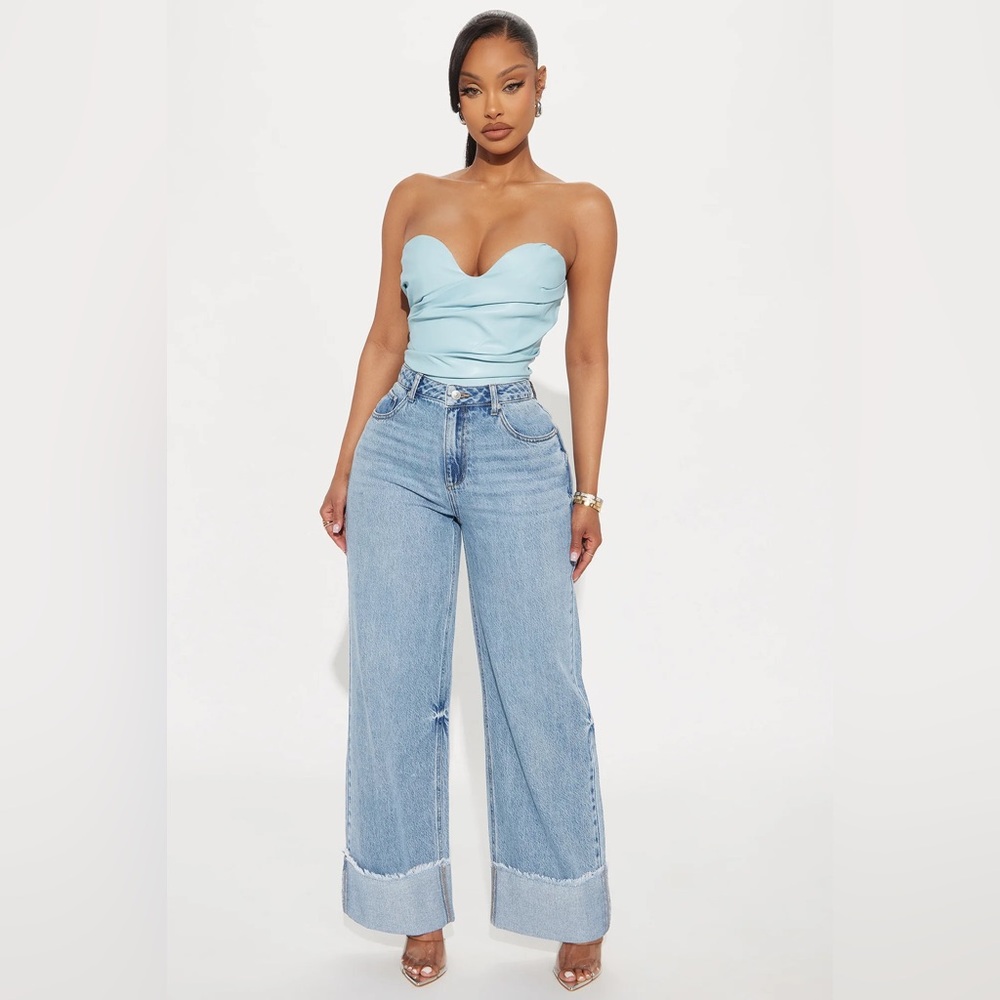 Fashion Nova Light Blue Women Jeans